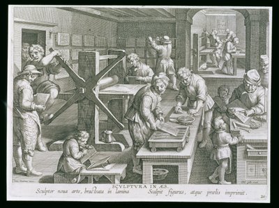 The Invention of Copper Engraving, plate 20 from 